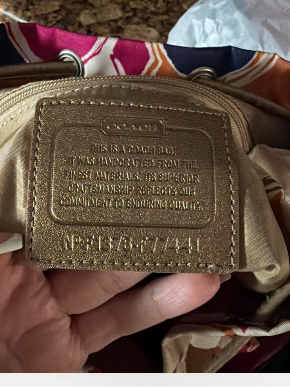 Coach Y2K Colorful Retro Circle Print Backpack - Picture 5 of 8